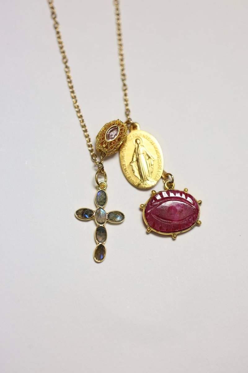 Croix Protectrice – Foi, Lumière et Équilibre - Mathilde ma muse : bijoux de créateur