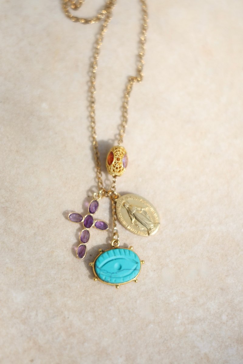 Croix Protectrice – Foi, Lumière et Équilibre - Mathilde ma muse : bijoux de créateur