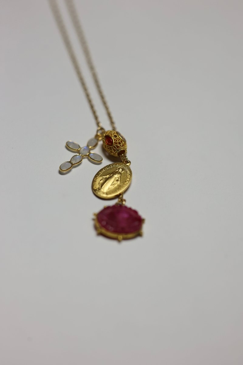 Croix Protectrice – Foi, Lumière et Équilibre - Mathilde ma muse : bijoux de créateur