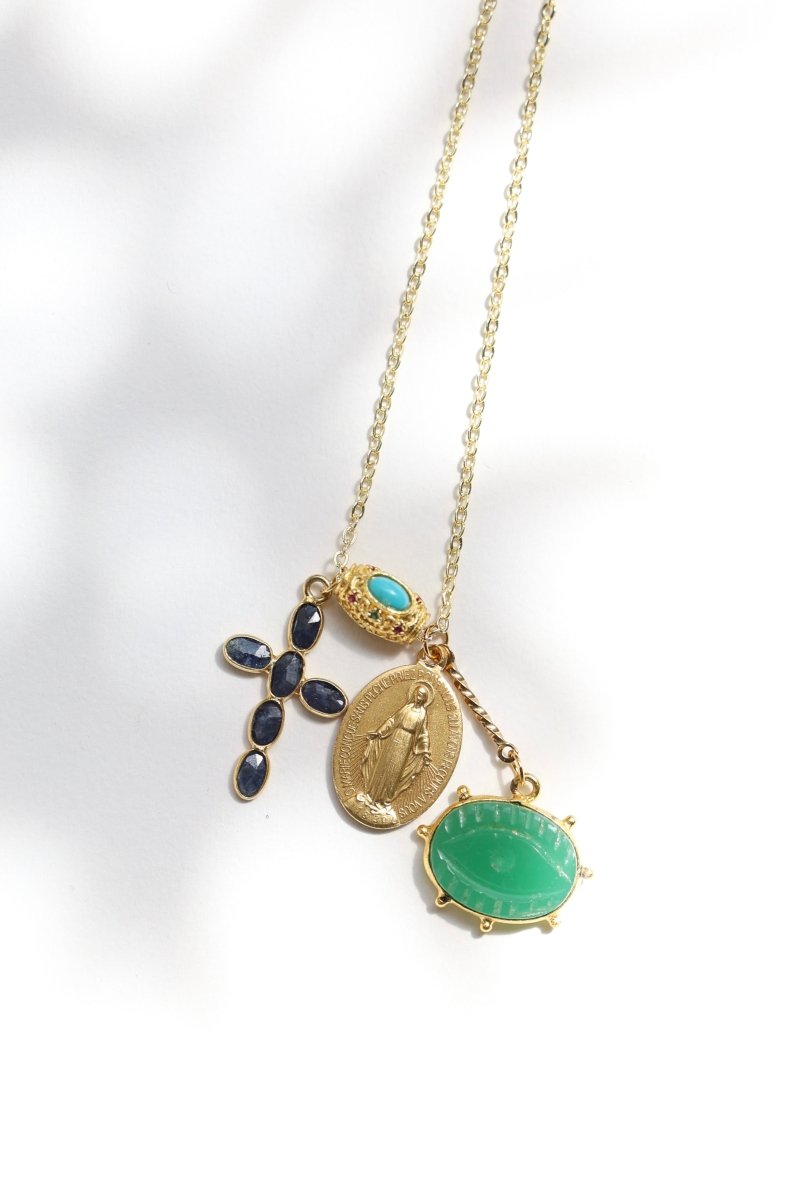 Croix Protectrice – Foi, Lumière et Équilibre - Mathilde ma muse : bijoux de créateur