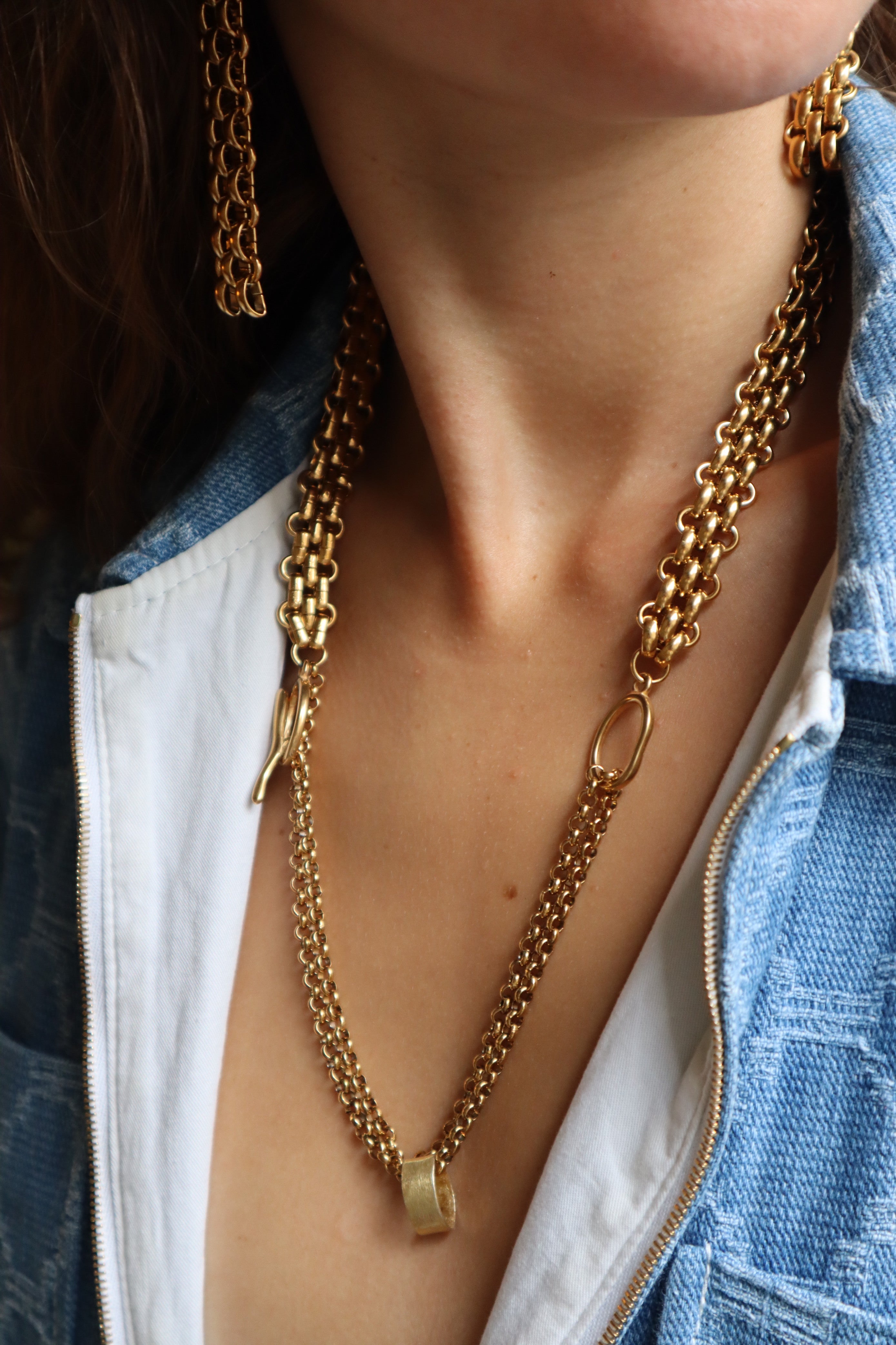 Felineance long necklace - Luxe Sauvage