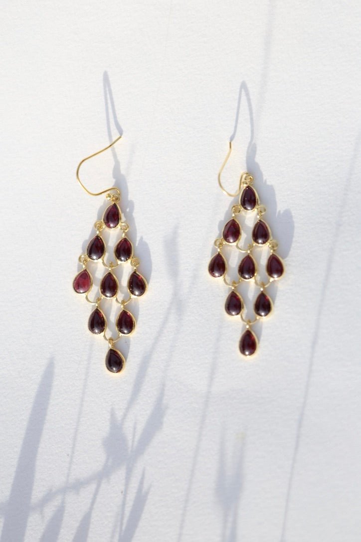 Les Cascades – Boucles d’oreilles pierres fines - Mathilde ma muse : bijoux de créateur