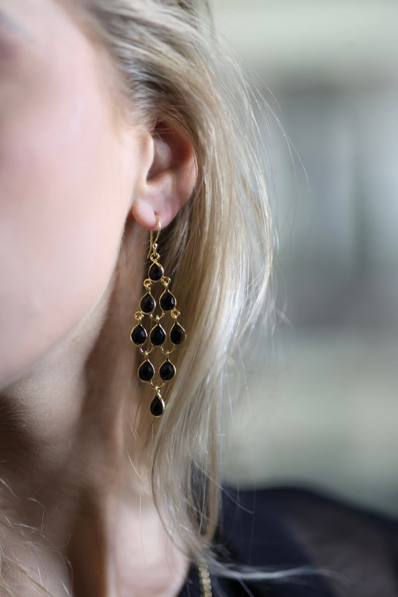 Les Cascades – Boucles d’oreilles pierres fines - Mathilde ma muse : bijoux de créateur