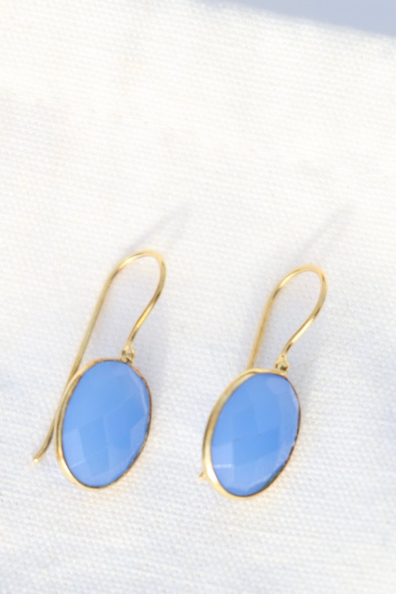 Les Élégantes – Boucles d’oreilles pierres fines - Mathilde ma muse : bijoux de créateur