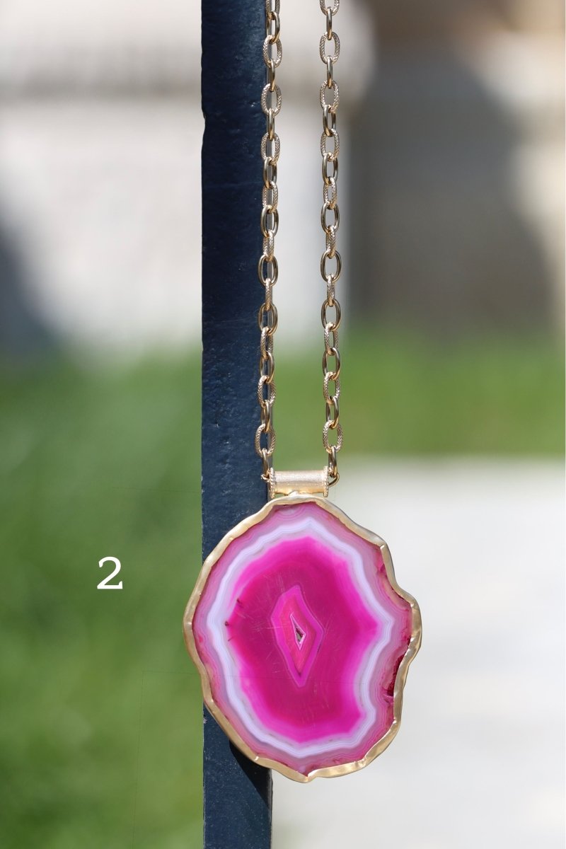 .Les Empreintes (Agate) - Mathilde ma muse : bijoux de créateur