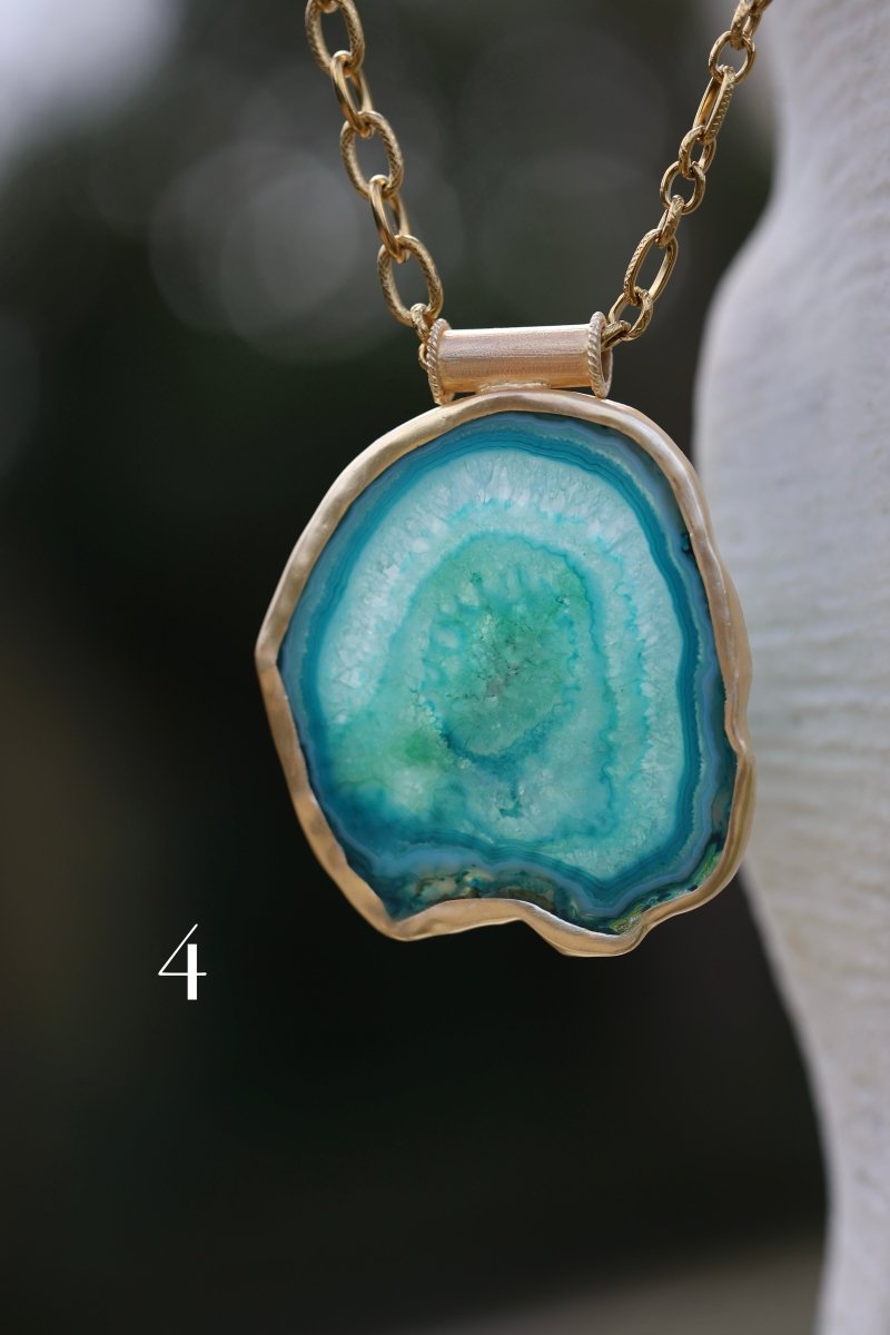 .Les Empreintes (Agate) - Mathilde ma muse : bijoux de créateur