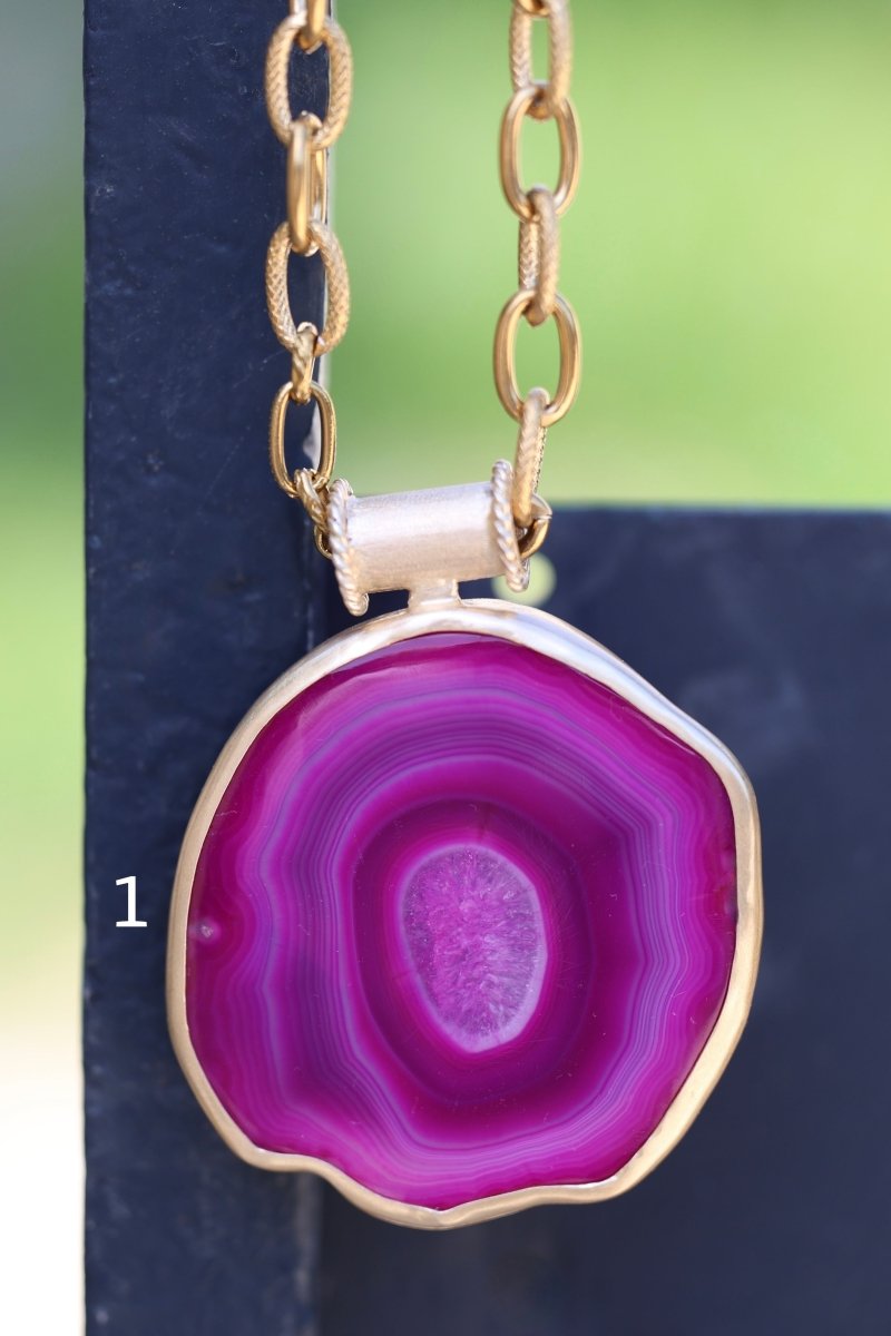 .Les Empreintes (Agate) - Mathilde ma muse : bijoux de créateur