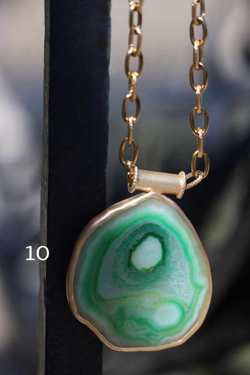 .Les Empreintes (Agate) - Mathilde ma muse : bijoux de créateur