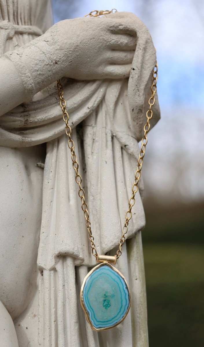 .Les Empreintes (Agate) - Mathilde ma muse : bijoux de créateur