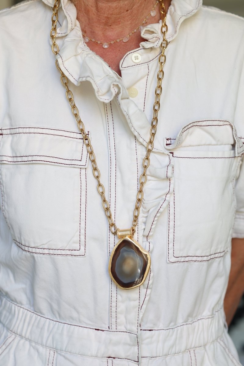 .Les Empreintes (Agate) - Mathilde ma muse : bijoux de créateur
