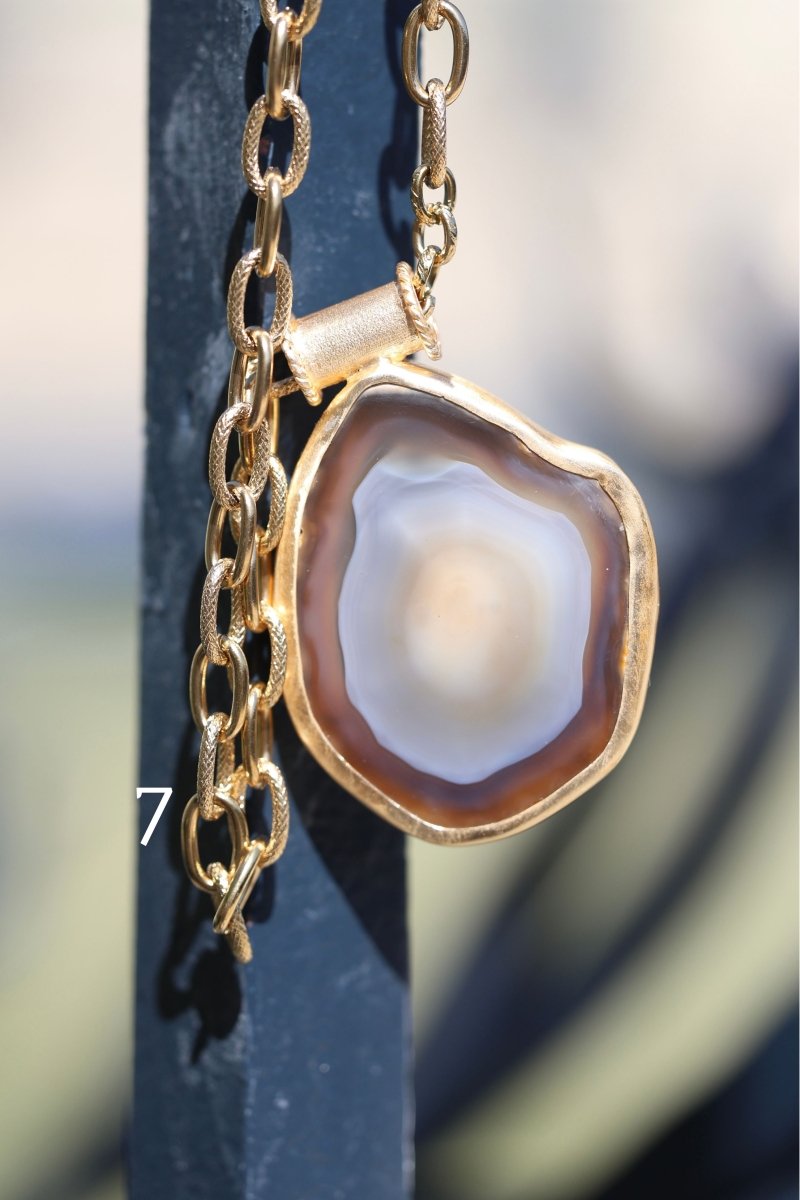 .Les Empreintes (Agate) - Mathilde ma muse : bijoux de créateur