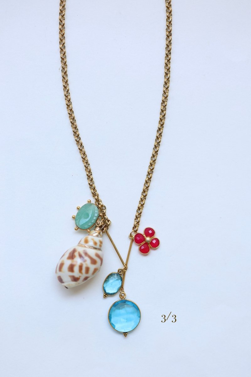 Les Gourmandises – Sautoirs uniques d’été - Mathilde ma muse : bijoux de créateur