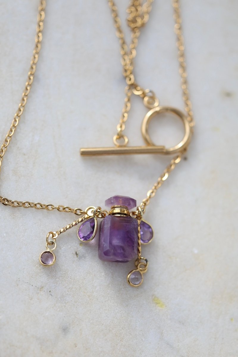 Merci – Le Petit Flacon Bijou en Pierres Fines - Mathilde ma muse : bijoux de créateur