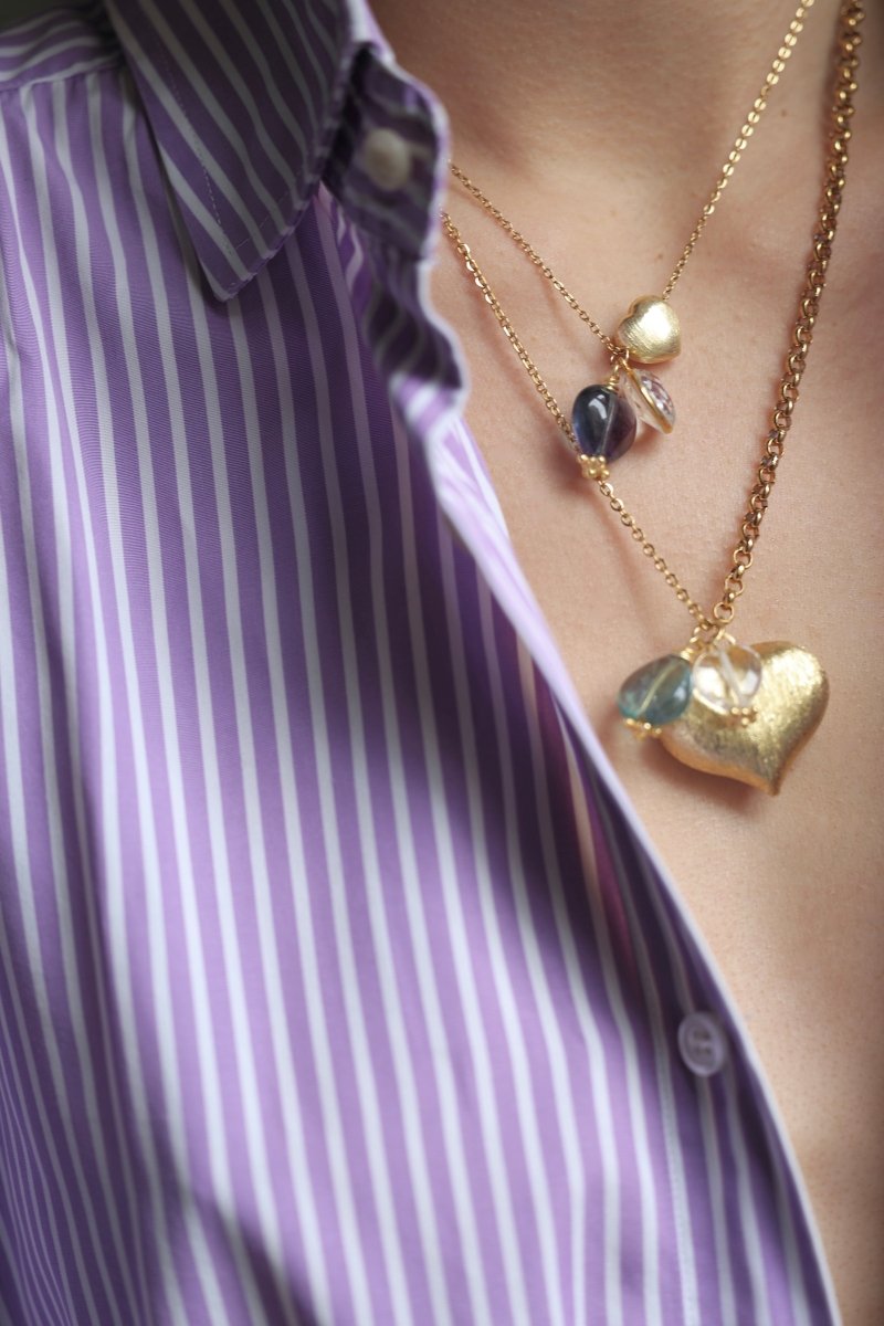 Sautoir Cœur du Love - Mathilde ma muse : bijoux de créateur