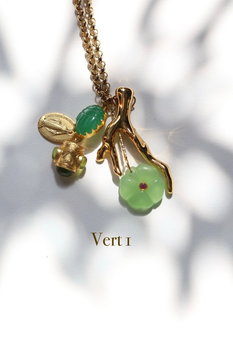 Sautoir Florentin – l’éclat des talismans - Mathilde ma muse : bijoux de créateur