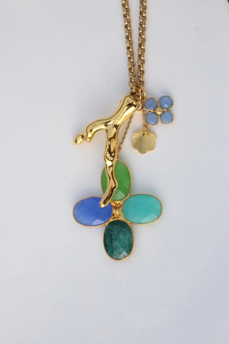 Sautoir Happy – Les éclats du jour - Mathilde ma muse : bijoux de créateur