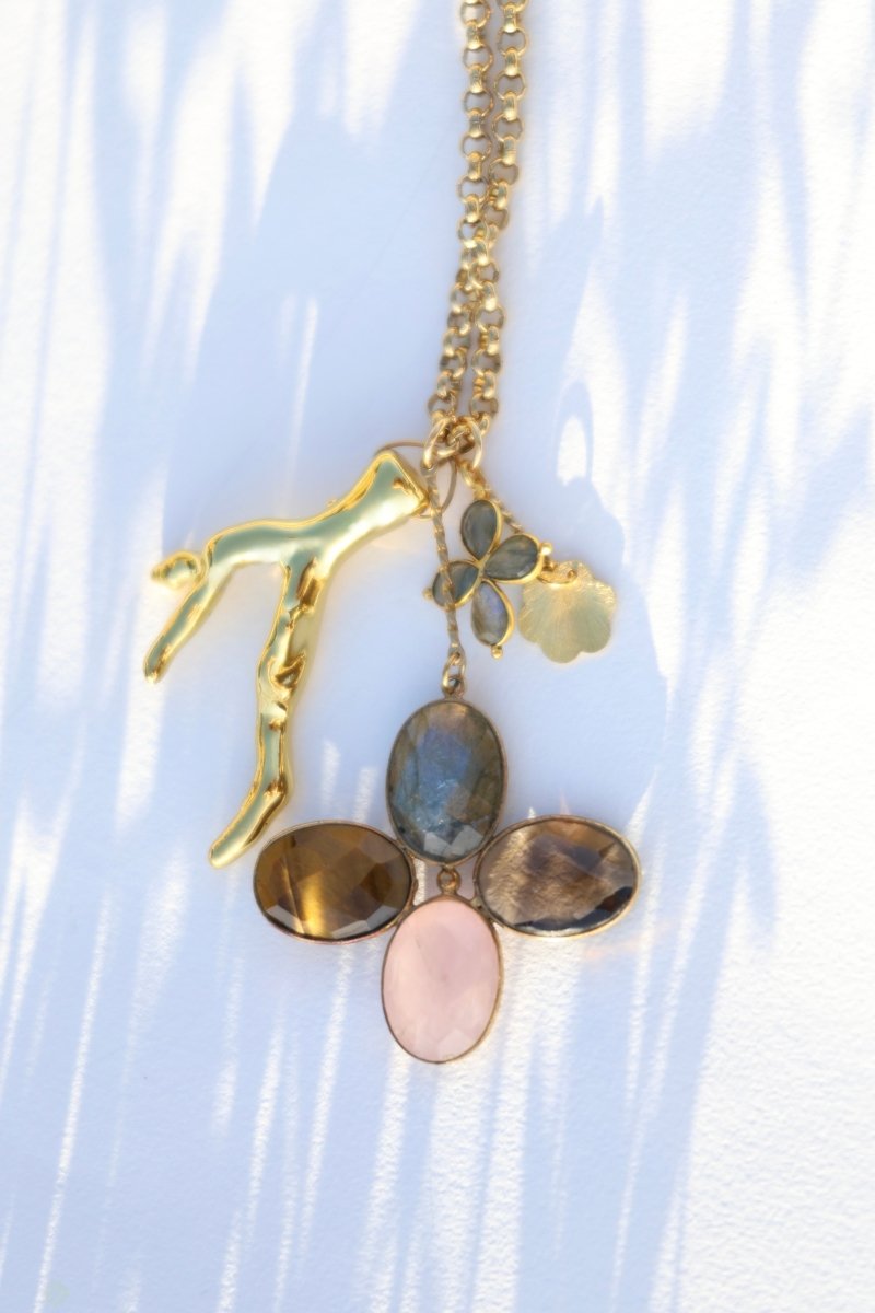 Sautoir Happy – Les éclats du jour - Mathilde ma muse : bijoux de créateur