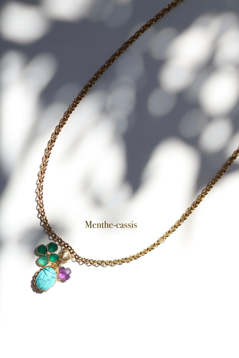 Sautoir Talisman magique - Mathilde ma muse : bijoux de créateur