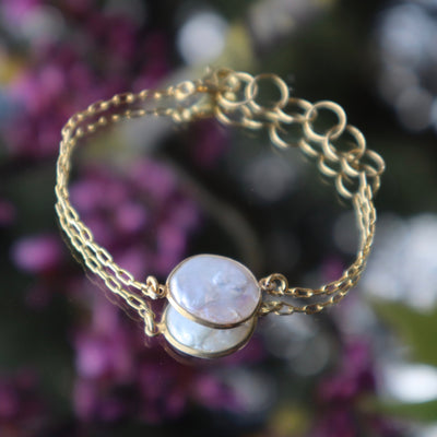 Bracelet chaîne perle