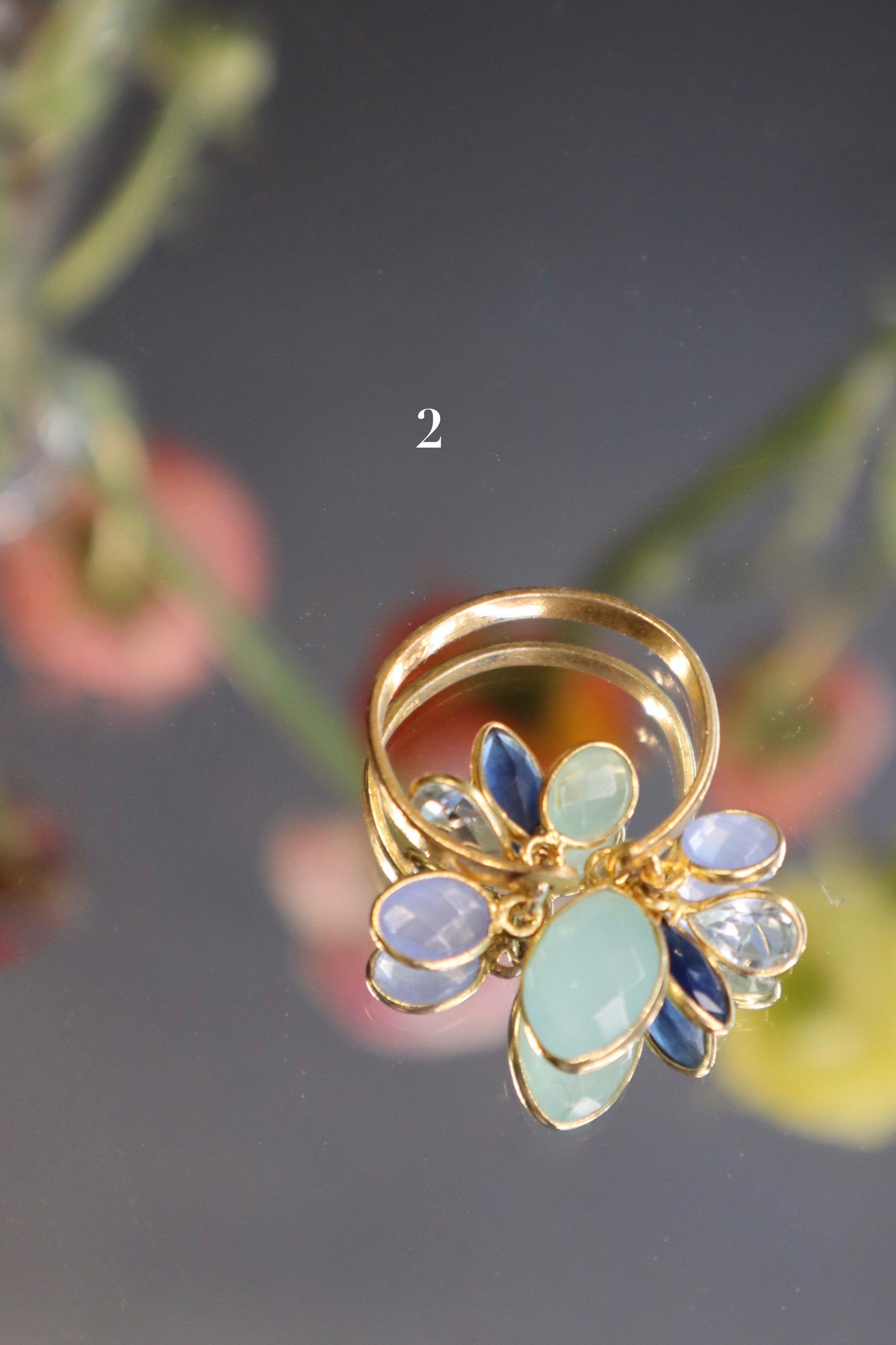 Ring Caprice - Semiprecious stones