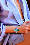 Bracelet sur chaîne HAPPY: "Very lucky "