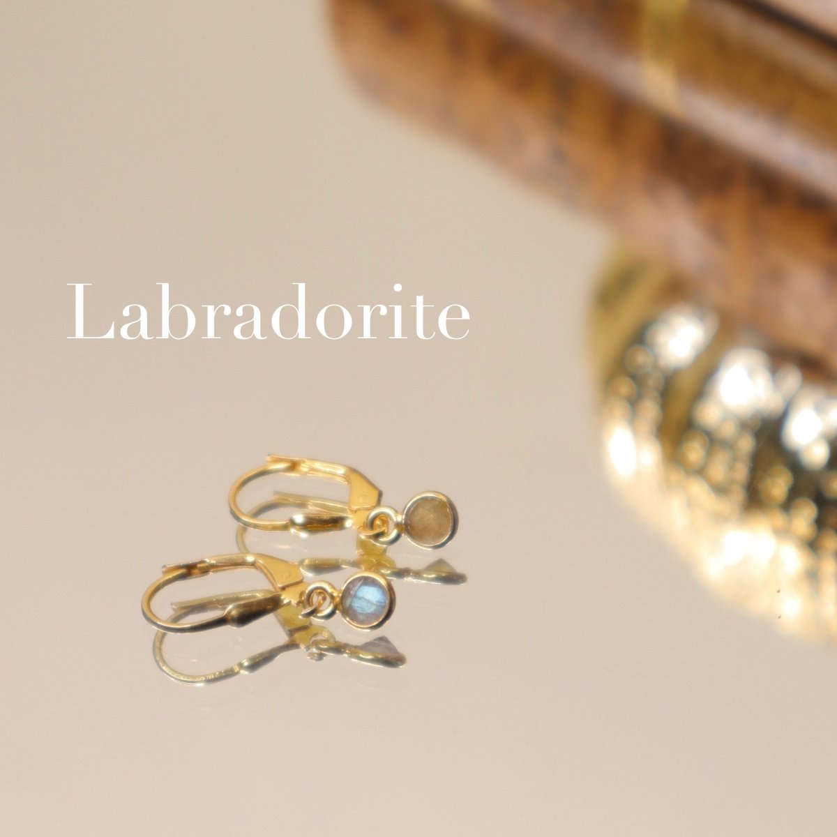 Boucles d'oreilles minis pierres - Mathilde ma muse : bijoux de créateur
