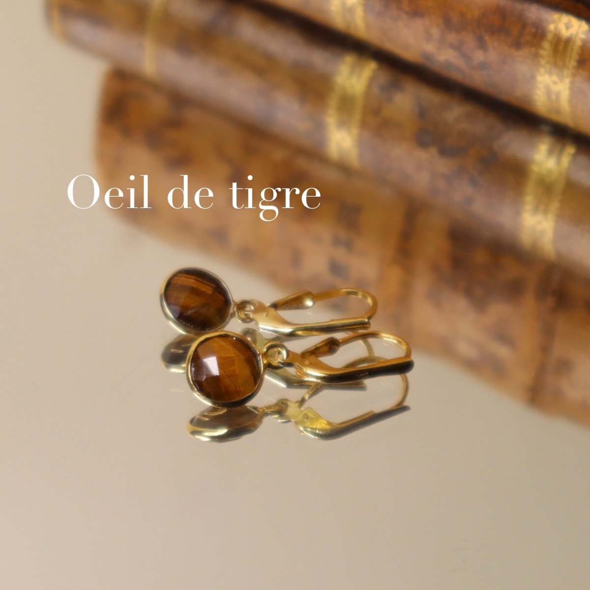 Boucles d'oreilles petites pierres - Mathilde ma muse : bijoux de créateur