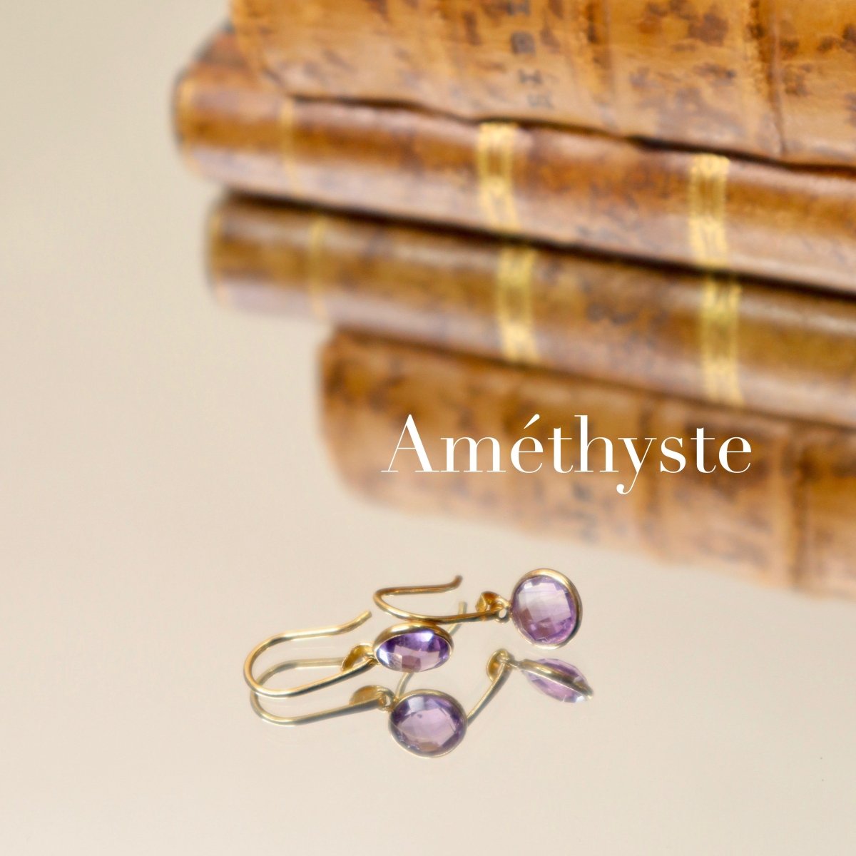 Boucles d'oreilles petites pierres - Mathilde ma muse : bijoux de créateur